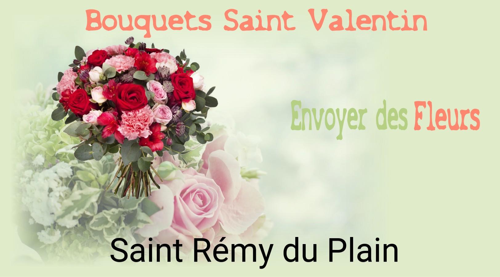 Roses de Saint-Valentin livrées à Saint-Rémy-du-Plain